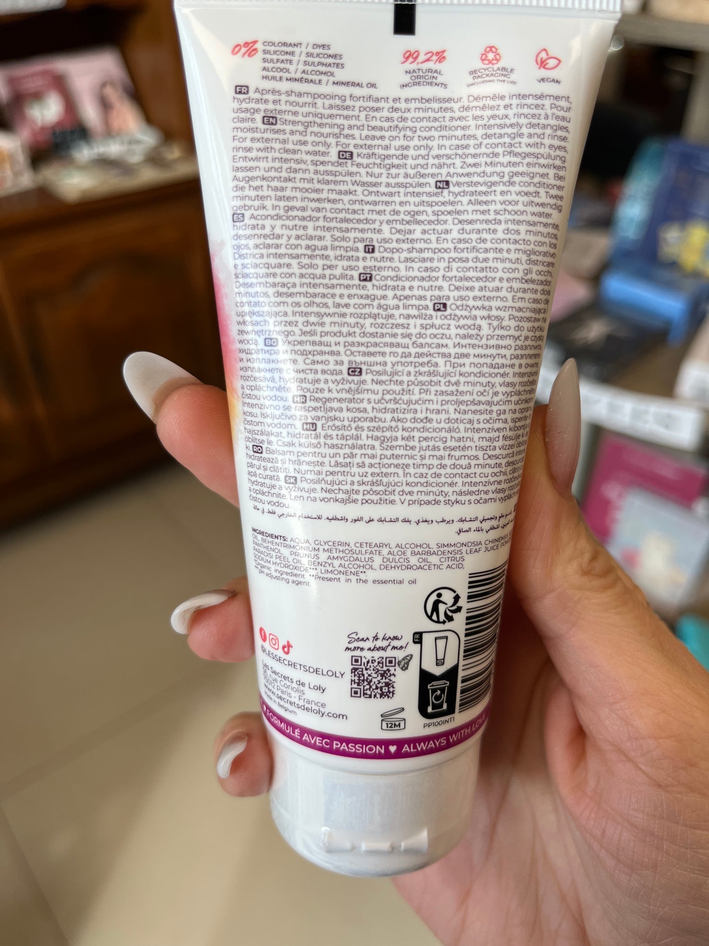 Pink Paradise – Après-shampoing démêlant