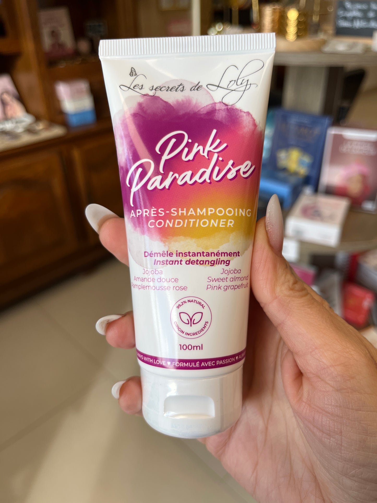 Pink Paradise – Après-shampoing démêlant