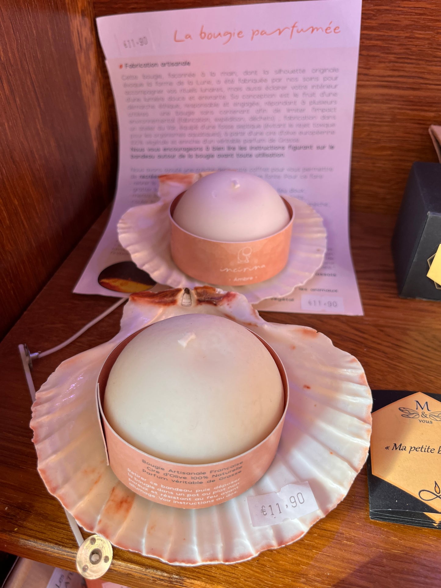 bougie ambre bio