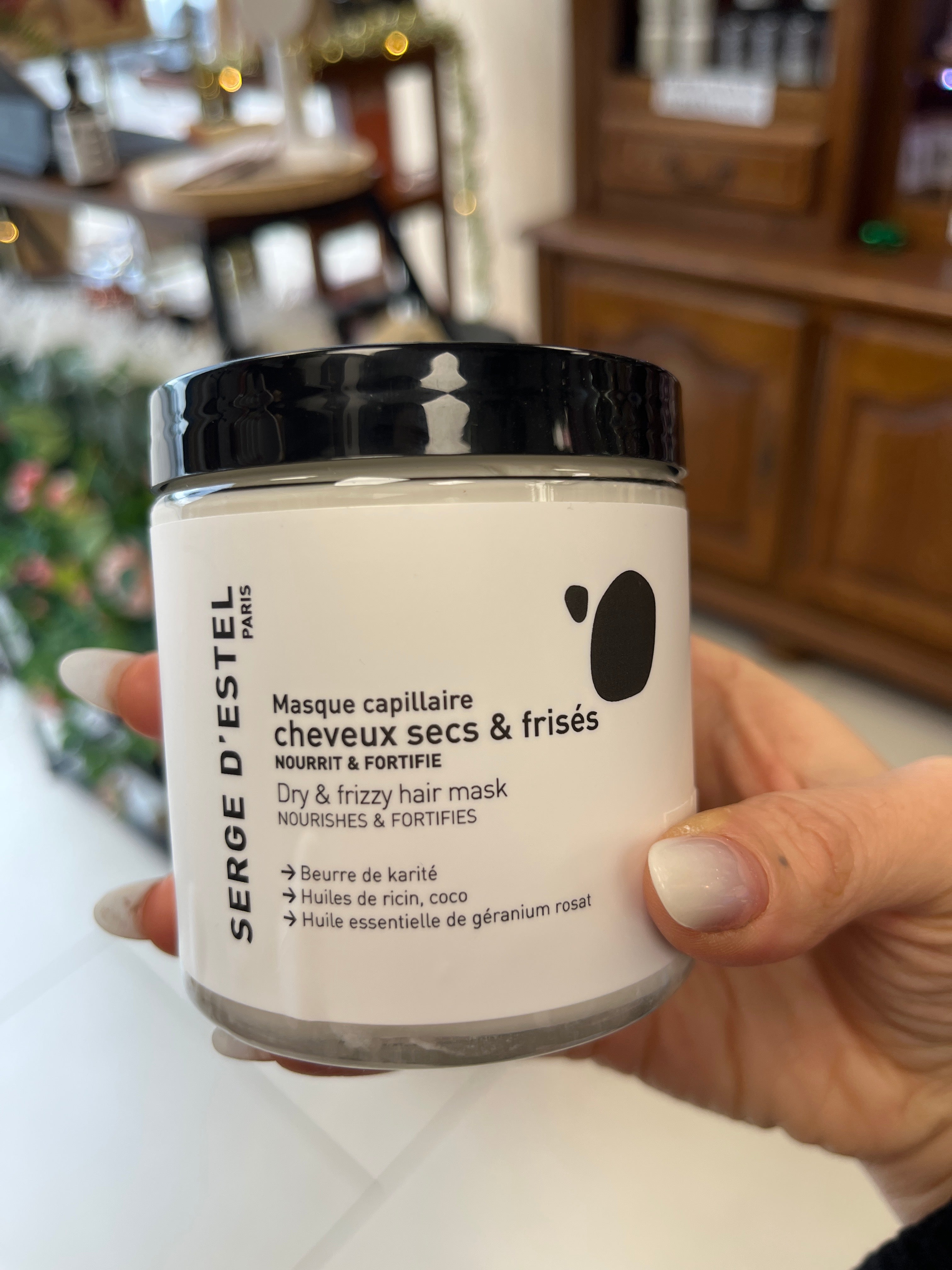 Masque capillaire , cheveux secs et frisés Serge D’Estel