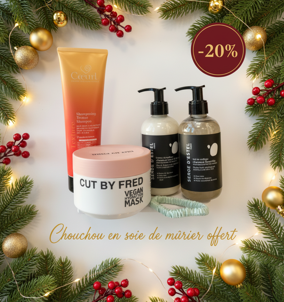 🎁 Box de Noël – Routine cheveux bouclés / ondulés