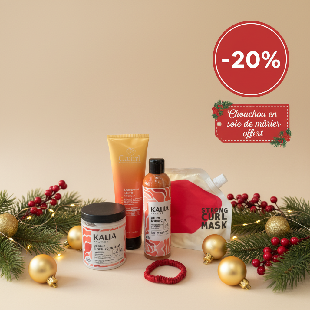 🎁 Box de Noël – Routine cheveux frisés