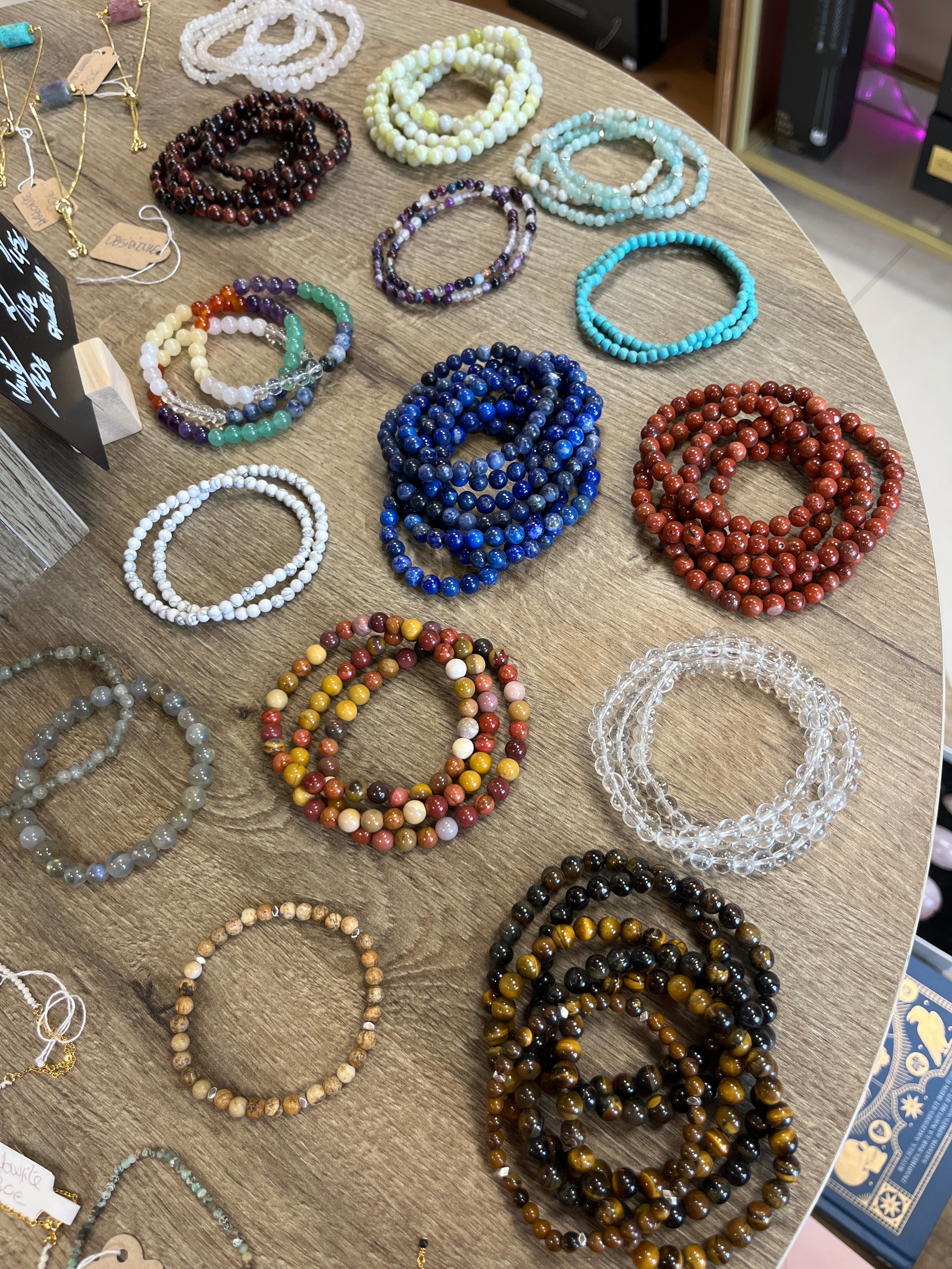 Bracelet en Pierres Naturelles – Lithothérapie & Protection Énergétique