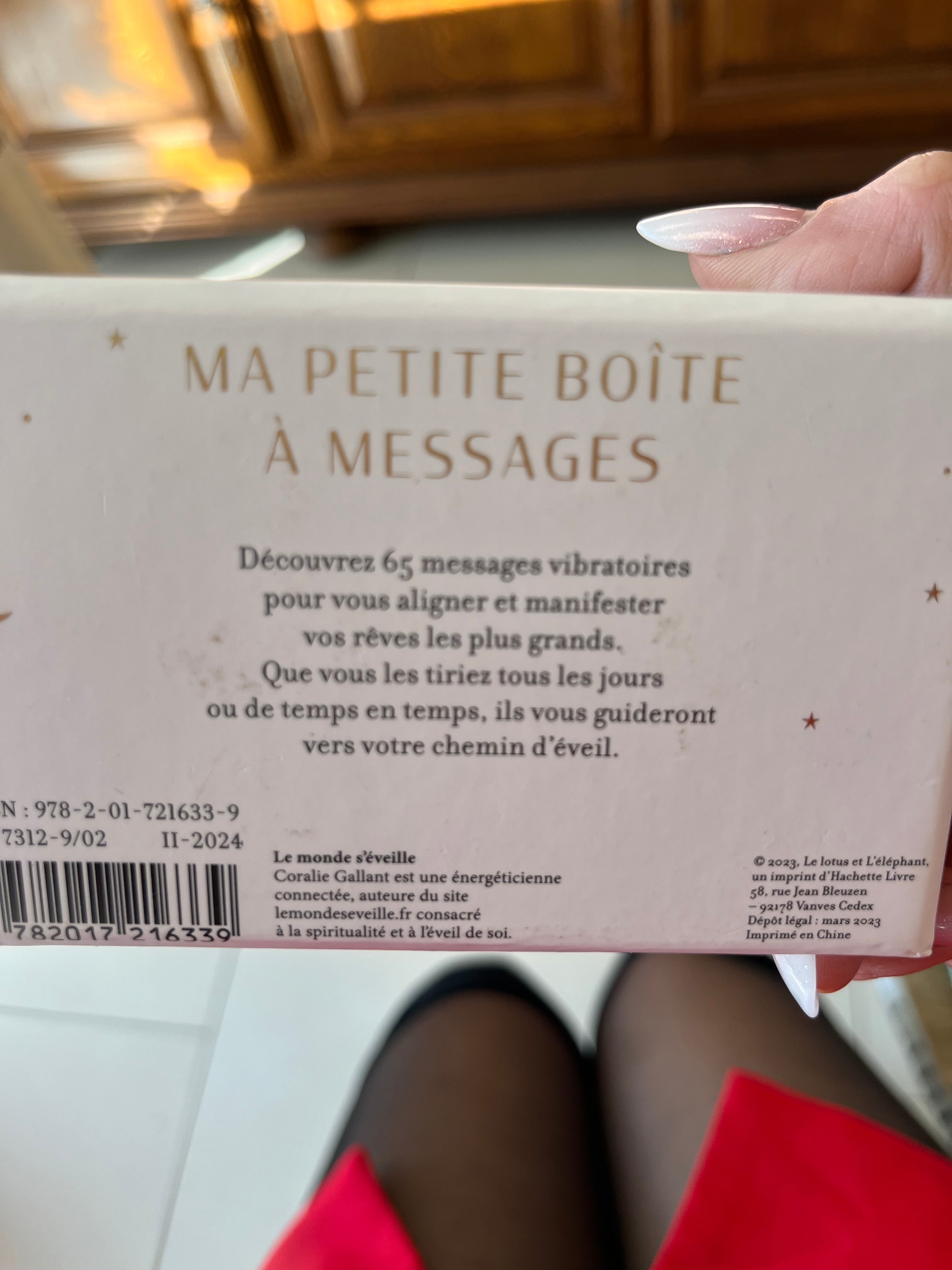 Ma petite boîte à messages, message vibratoire