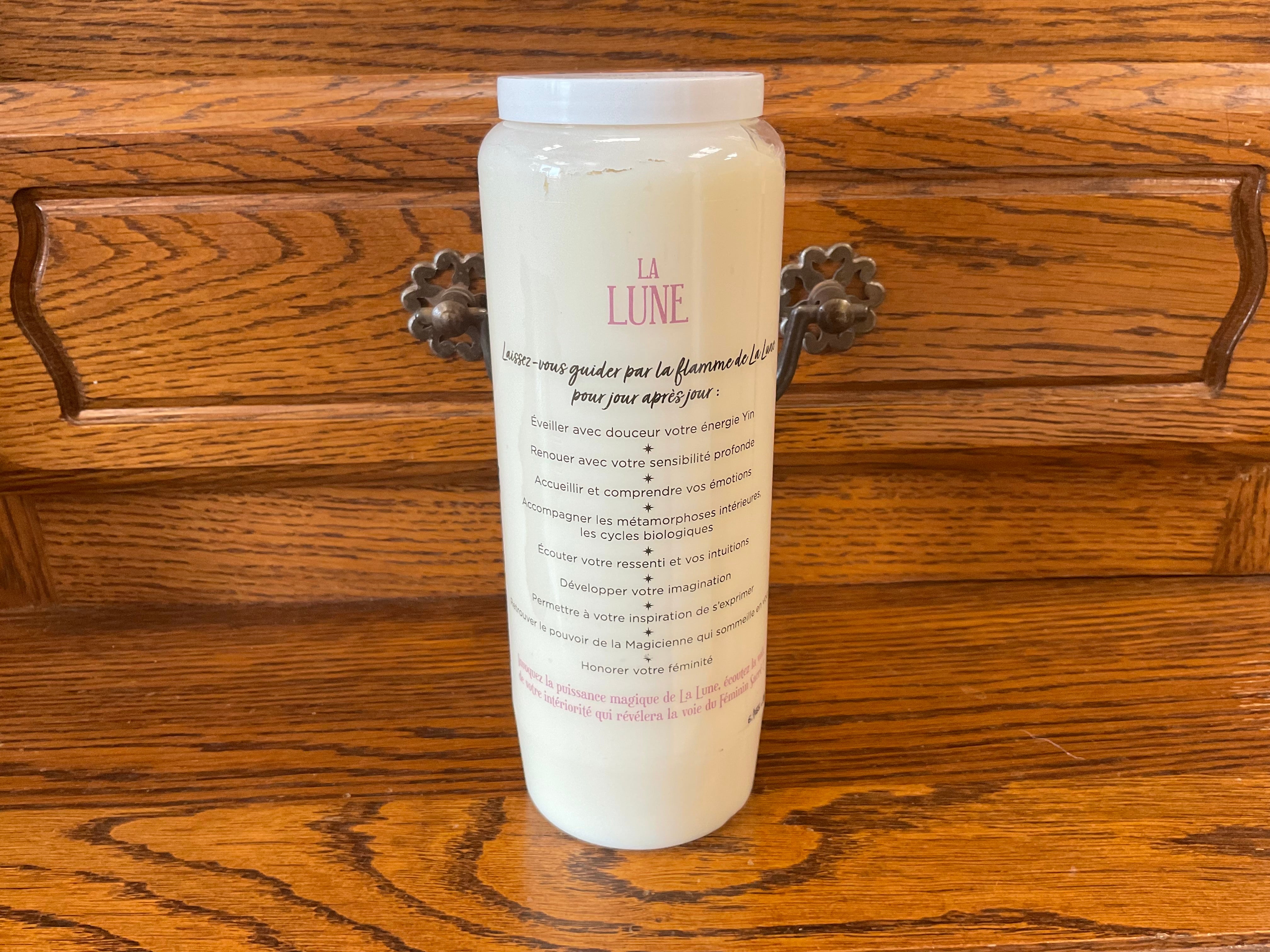 Bougie Neuvaine des Cercles sacrés - La Lune – Réceptivité
