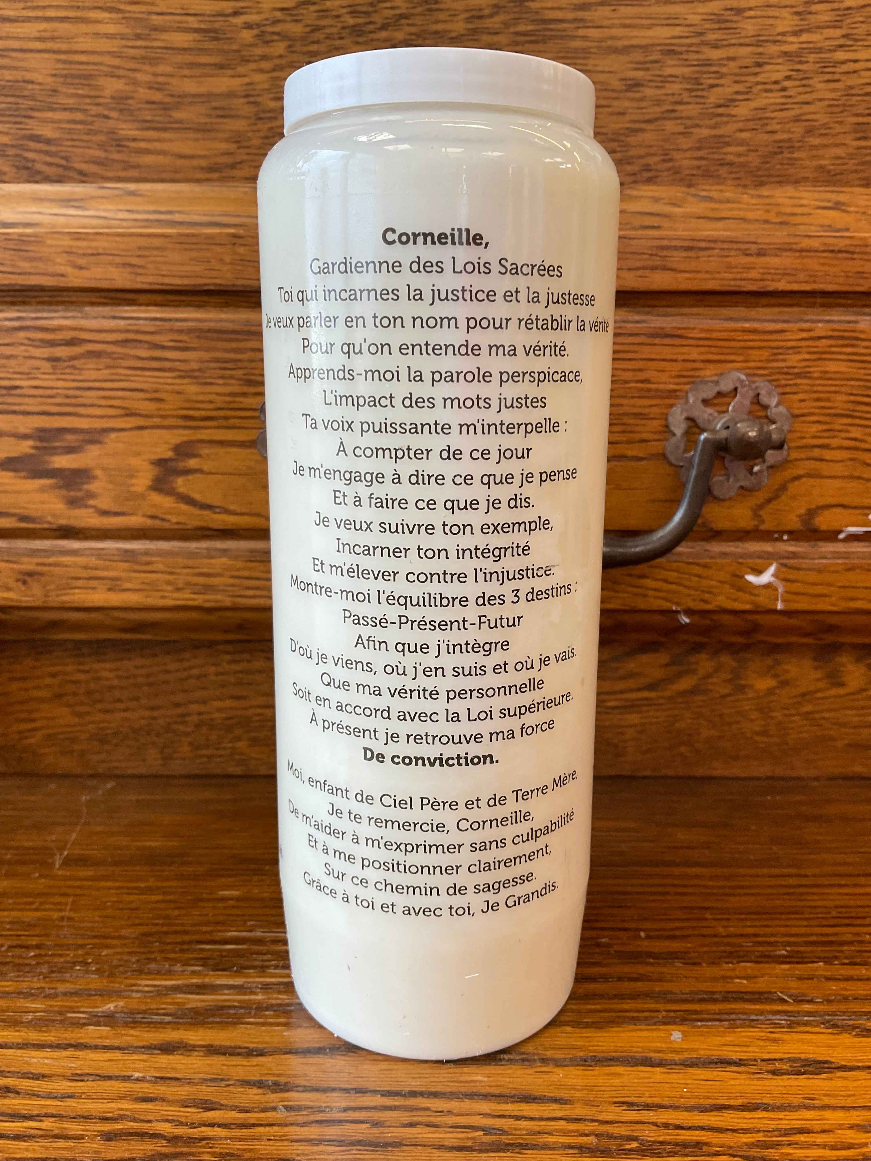 Bougie Neuvaine Animal Totem - Corneille.