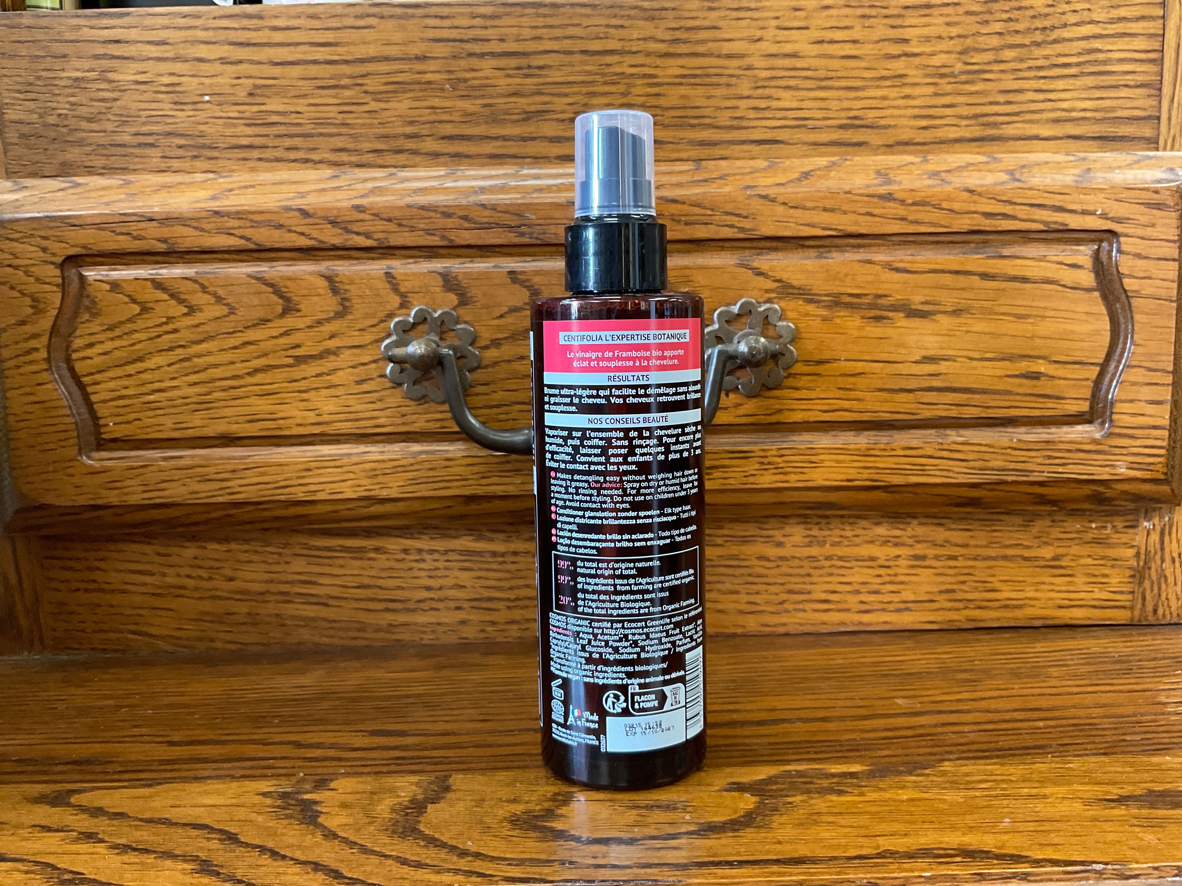 Lotion Démêlante Sans Rinçage – Éclat & Légèreté – 200 ml