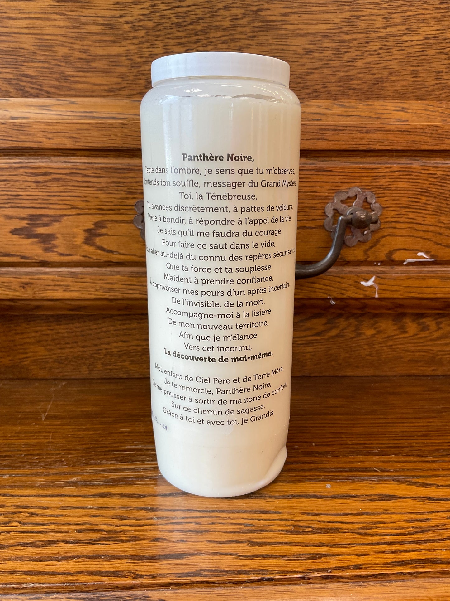 Bougie Neuvaine Animal Totem – Panthère Noire