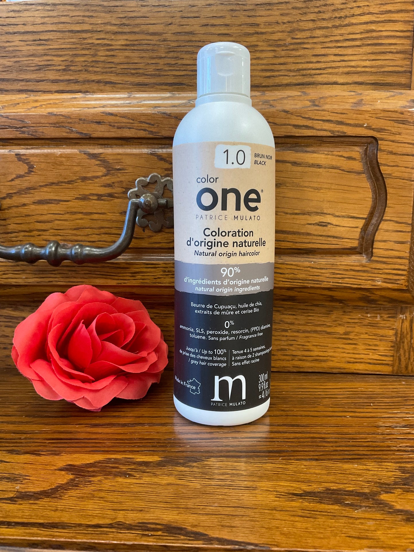 🖤Coloration d’origine naturelle Patrice Mulato – Color One 1.0 Brun Noir
