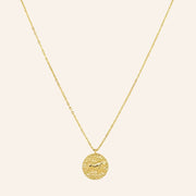 Collier Signe Astrologique en acier inoxydable doré – Réglable