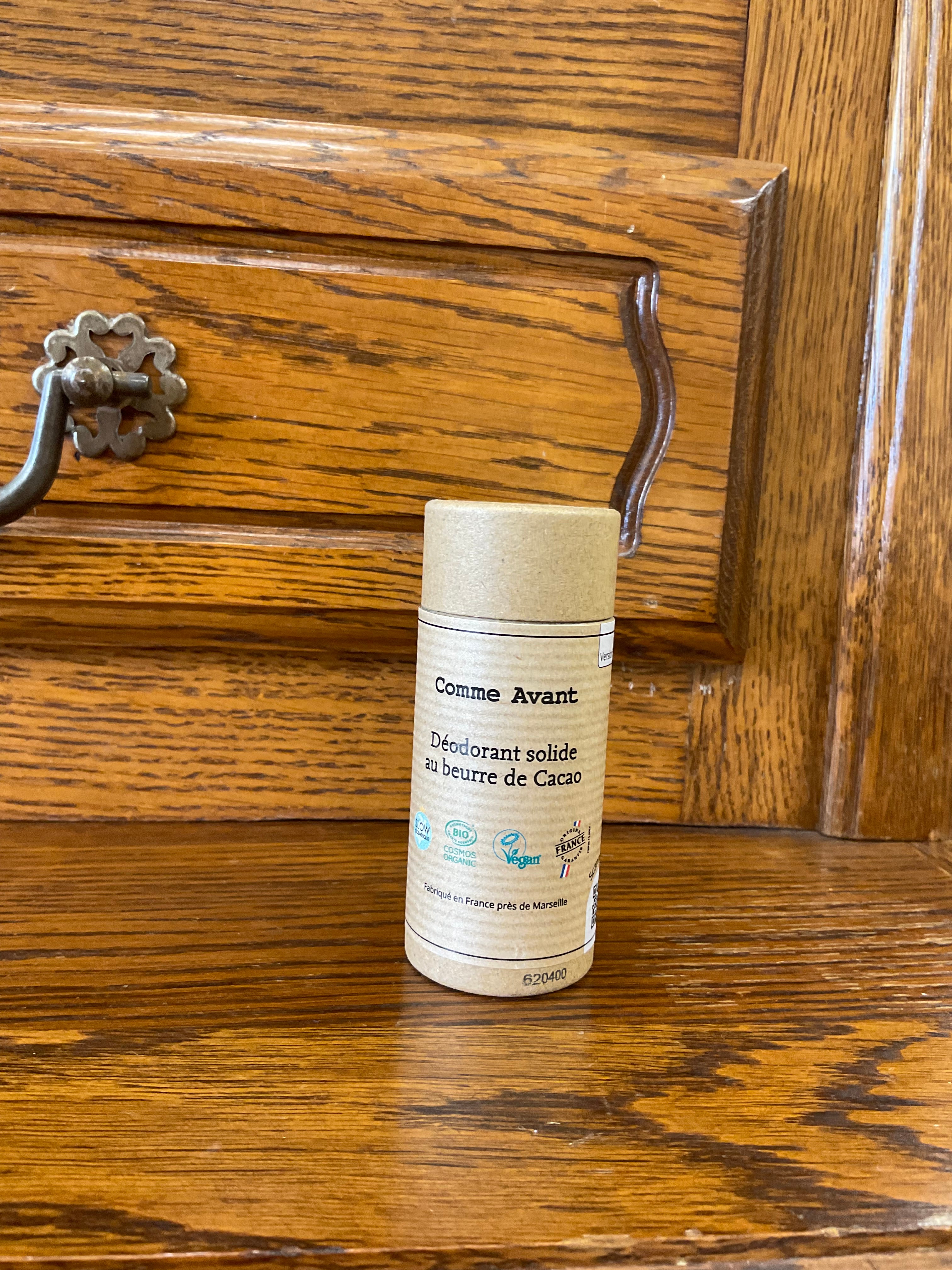 Déodorant solide au beurre de cacao – Version 3