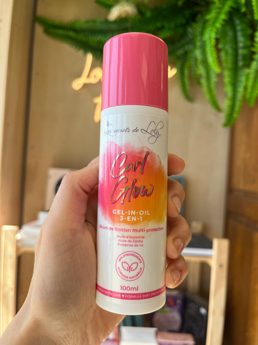 Curl Glow – Gel-in-Oil 3-en-1 – Les Secrets de Loly