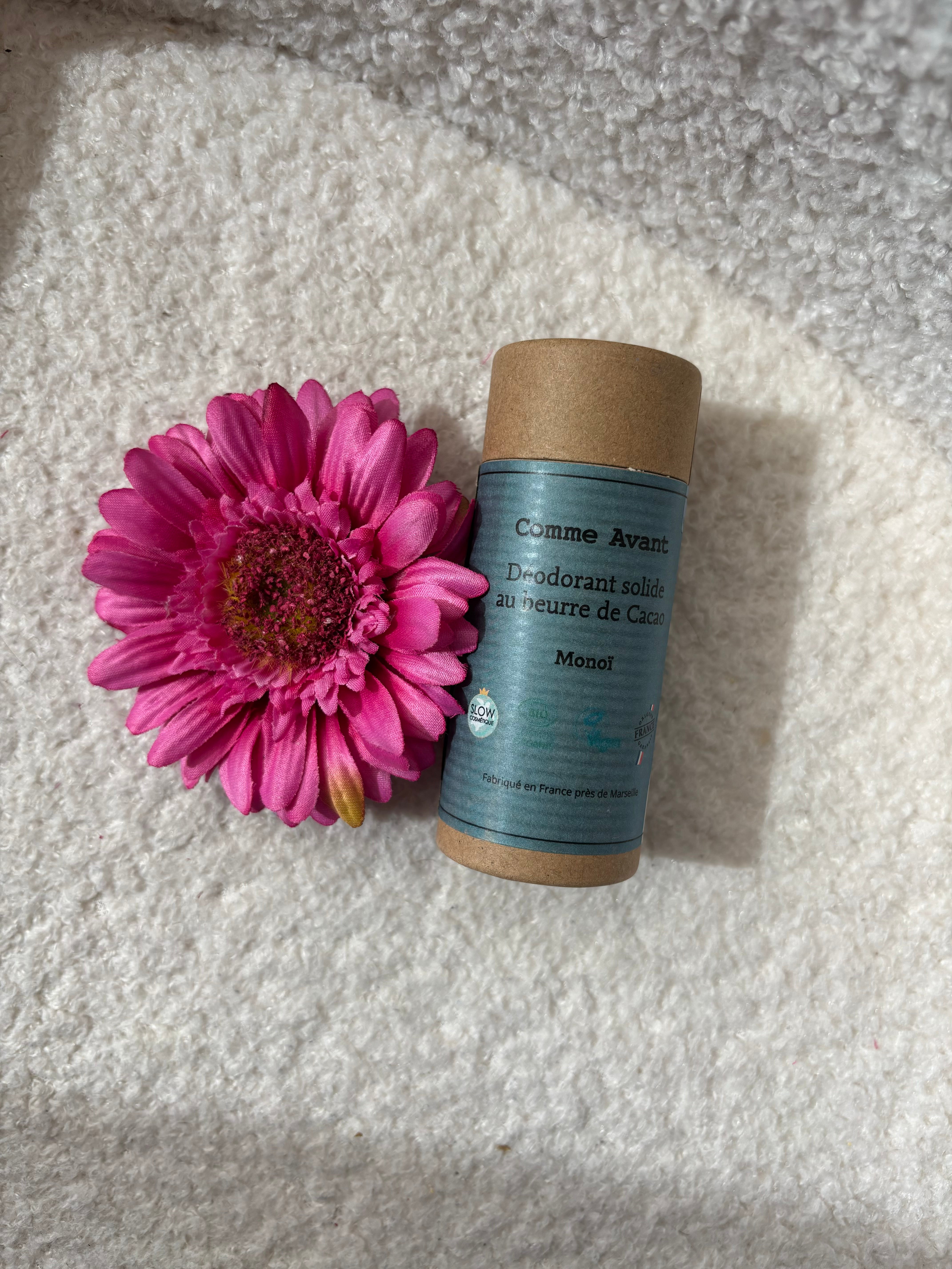 DEODORANT SOLIDE AU MONOI COMME AVANT
