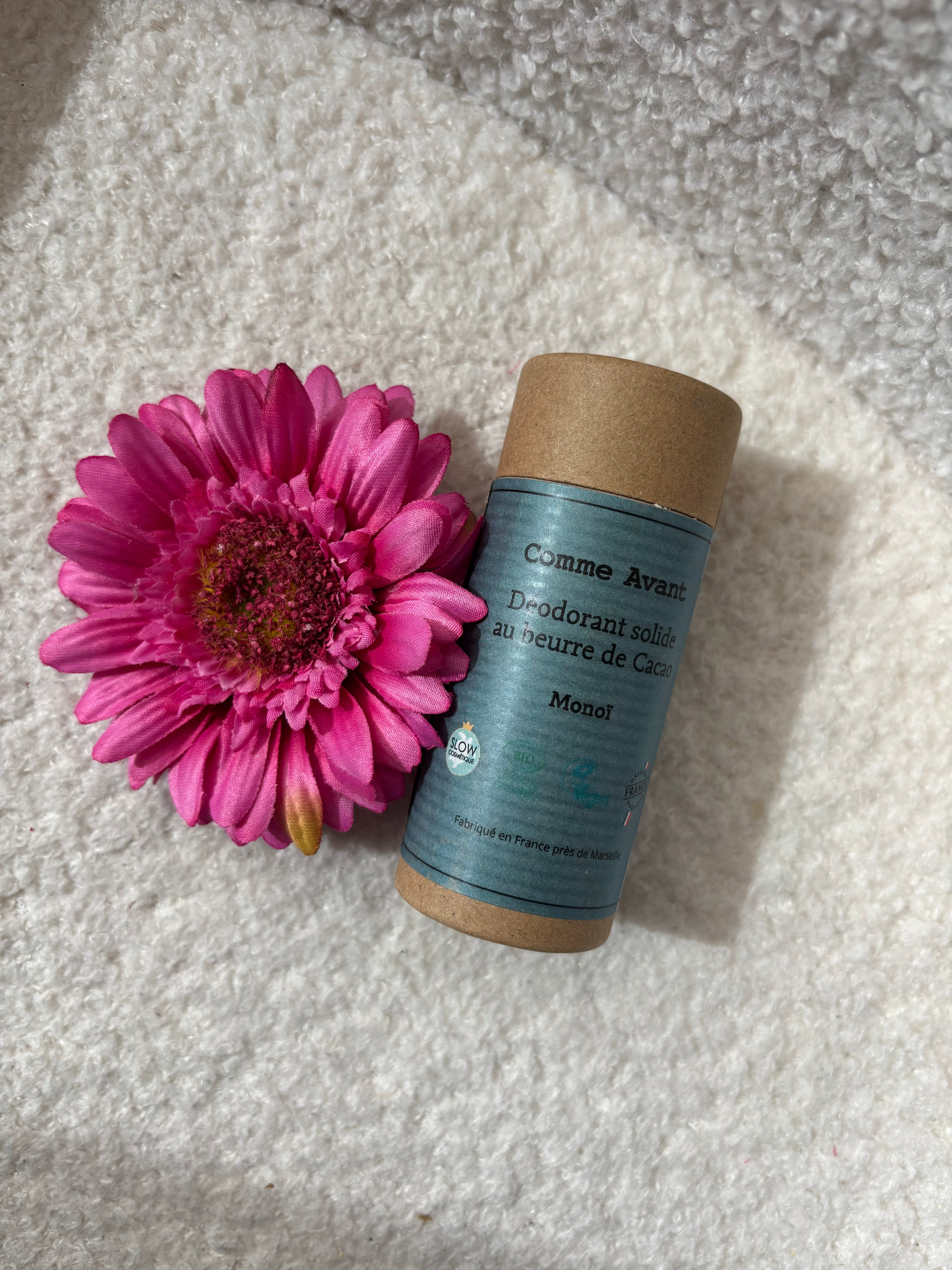 DEODORANT SOLIDE AU MONOI COMME AVANT